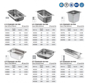 GASTRONORM CONTAINERS BUDGET WITH HANDLES