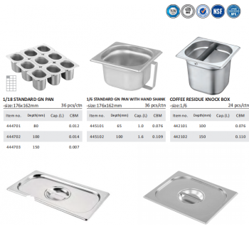 GASTRONORM CONTAINERS BUDGET WITH HANDLES